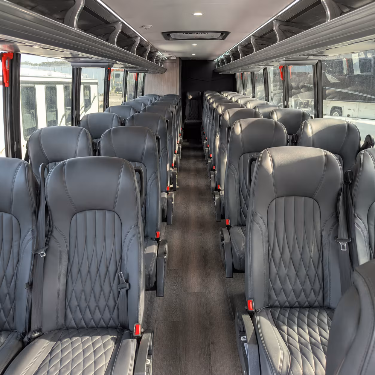 ann arbor sporting event transportation onboard seating