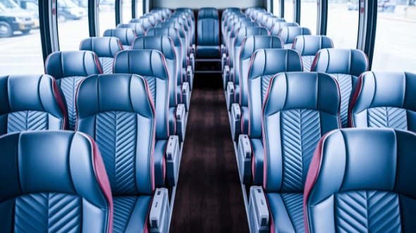 54 passenger charter bus interior