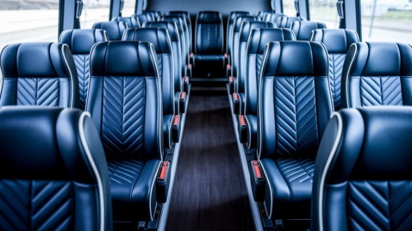ann arbor 20 passenger minibus inside