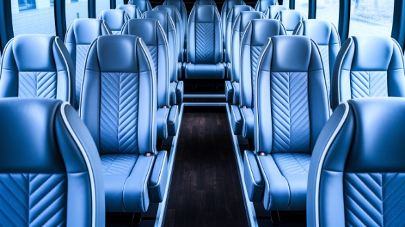 ann arbor 20 passenger minibus interior