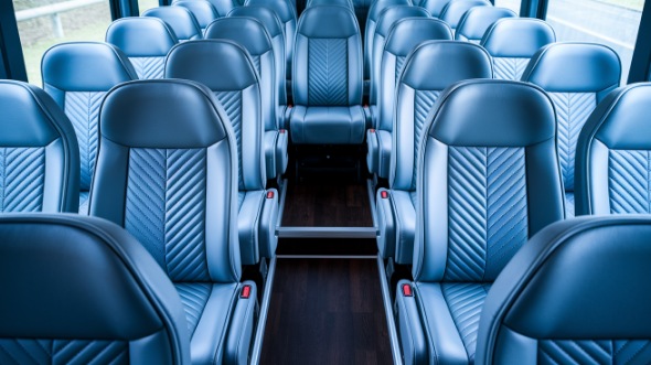 ann arbor 25 passenger minibus interior
