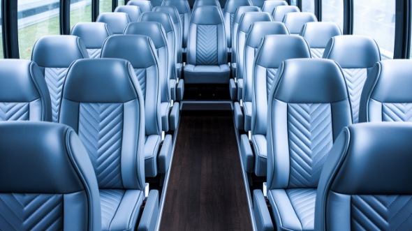 ann arbor 35 passenger minibus interior