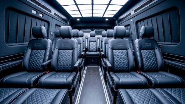 ann arbor sprinter van with driver interior