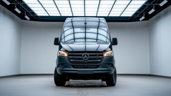 ann arbor sprinter van with driver
